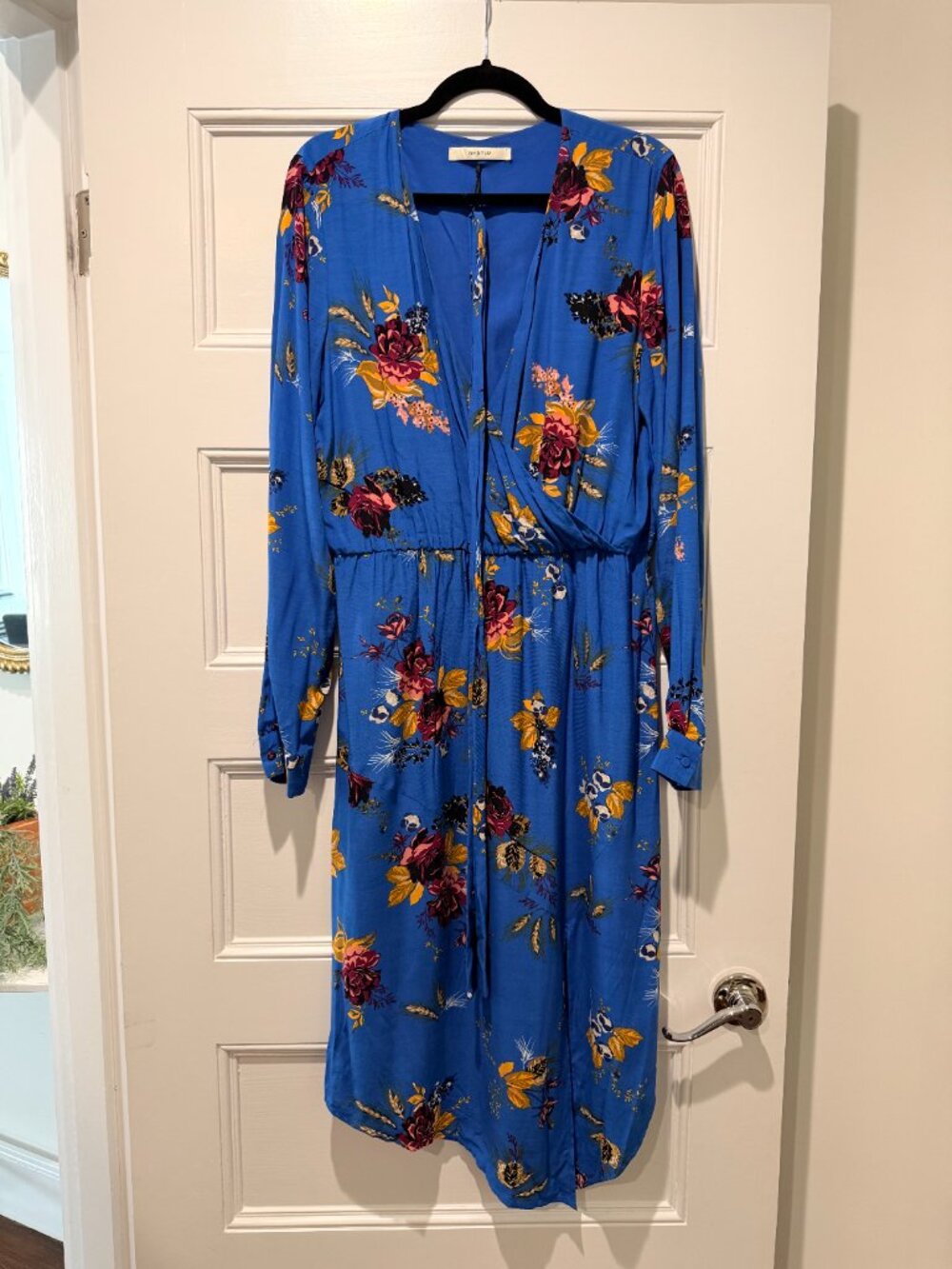 GESTUZ Raida Floral Wrap Dress